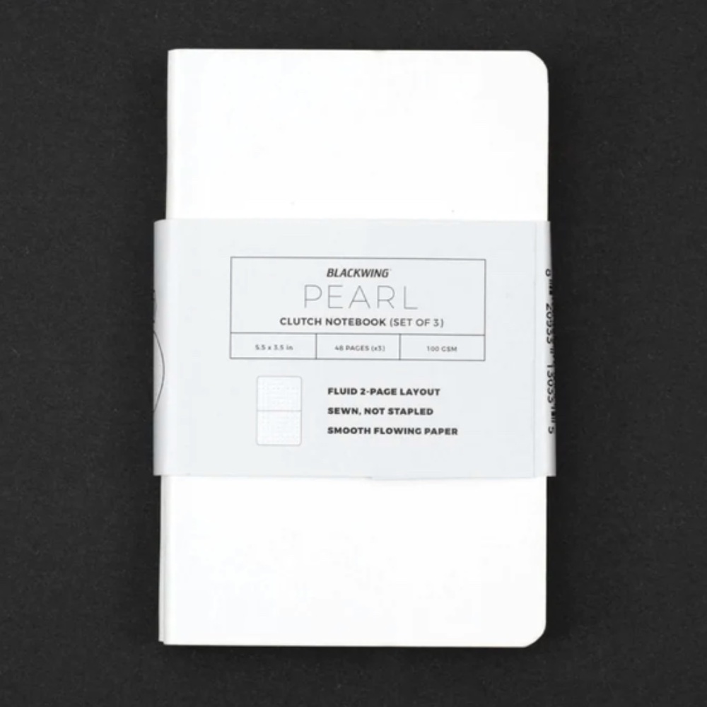 Blackwing 602 Clutch Pocket Notebook (3-Pack) - THIS IS DOT GRID PEARL